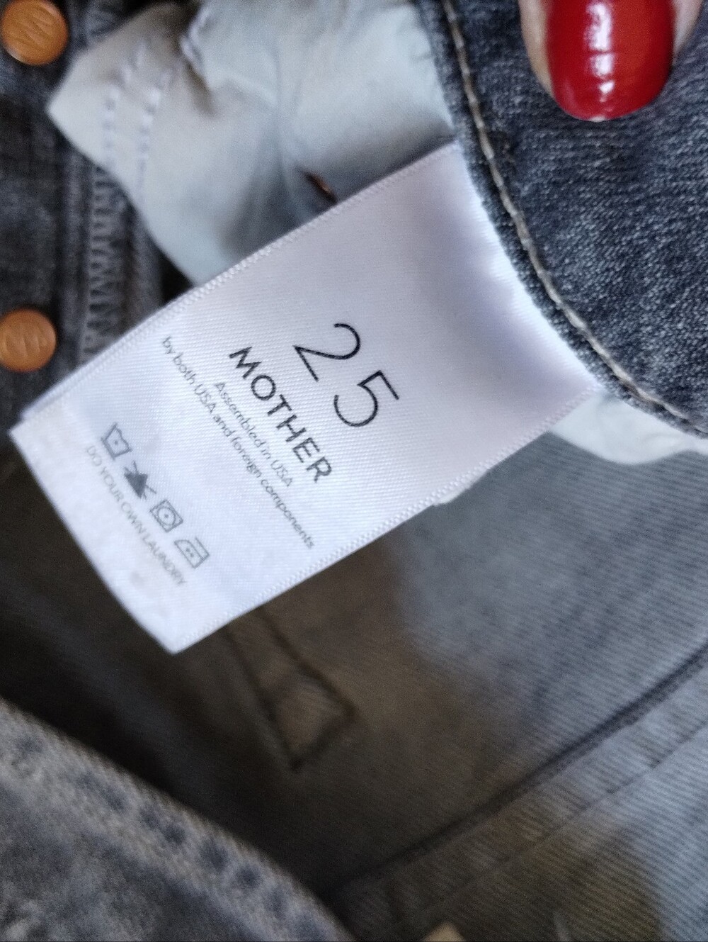 MOTHER Superior The Rambler Ankle Uncommon Ground Jeans 25 - Picture 4 of 12